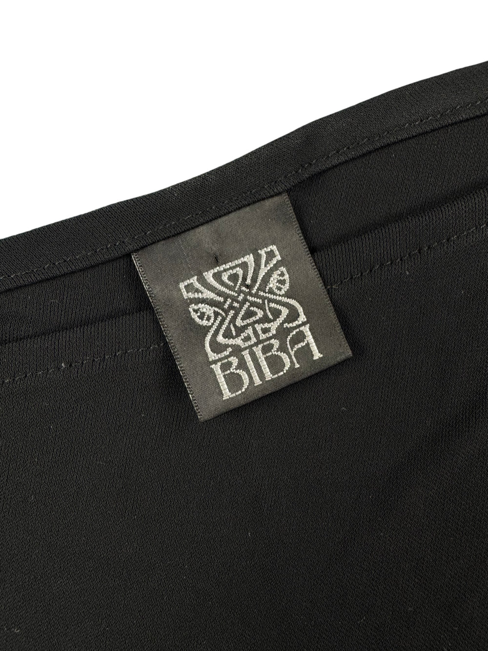 Biba Black Asymmetric Tank Top - Think Vintage