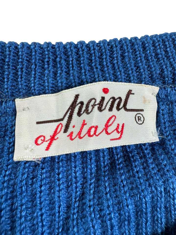 Point Italy Blue Knit Sweater - L