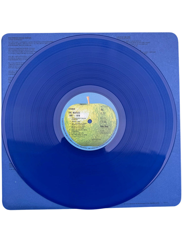 The Beatles 1967-1970 Blue Vinyl LP - Very Good