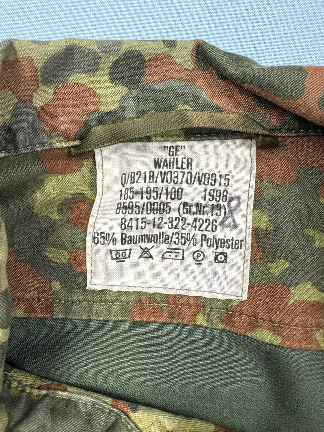 1990s Camouflage Military Jacket - L - Think Vintage