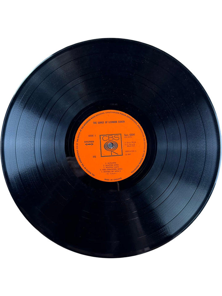 Songs Of Leonard Cohen Vinyl Record - Good