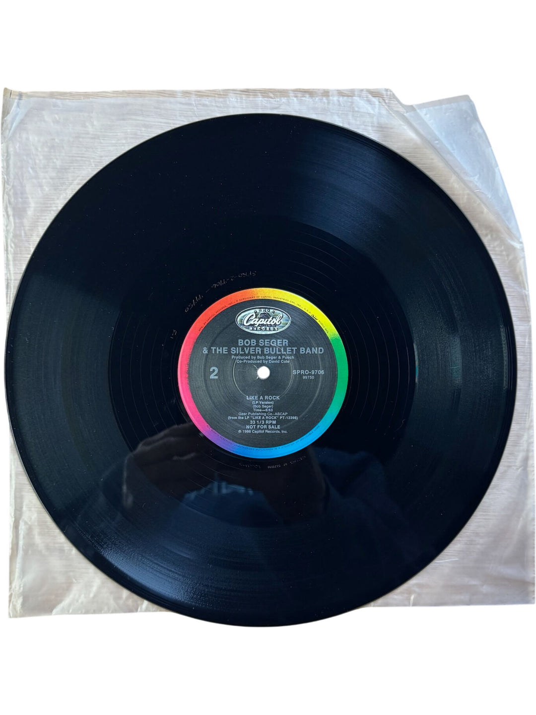 Bob Seger Like A Rock Vinyl - Fair