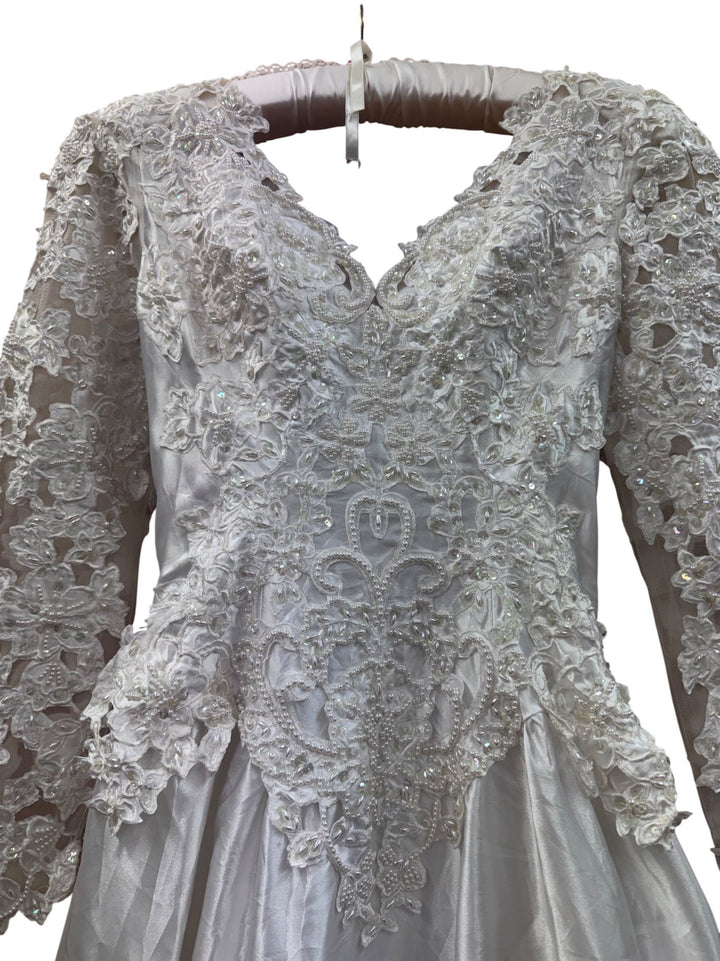 Lace Long Sleeved Wedding Dress