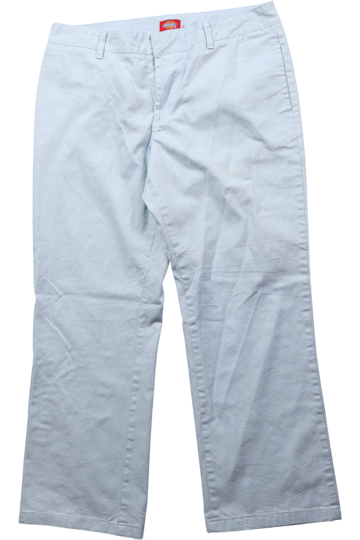 Dickies White Workwear Trousers - Think Vintage