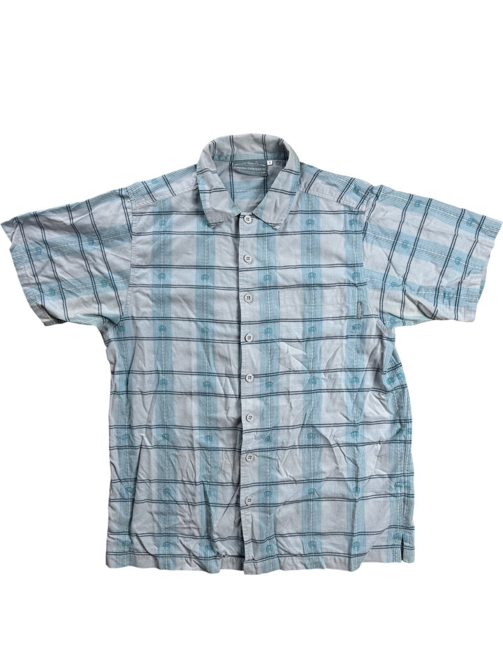 Fresh Dressing Plaid Short-Sleeve Shirt - M