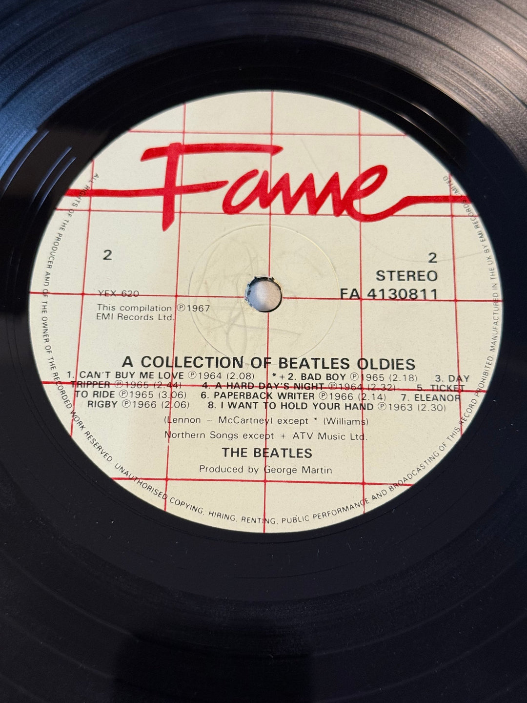 1967 Beatles Oldies Vinyl LP