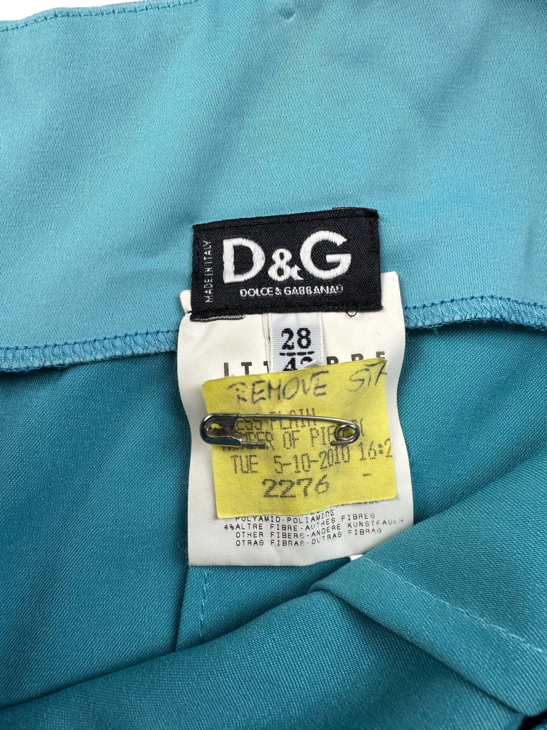 Dolce & Gabbana Blue Sleeveless Dress - S