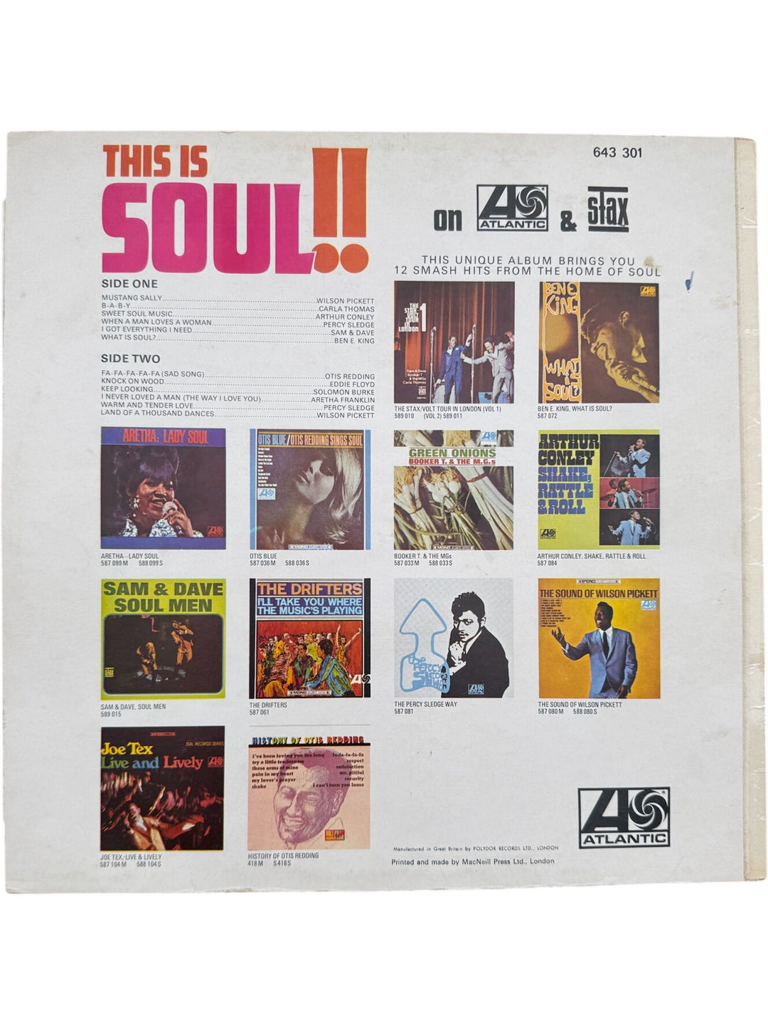 This Is Soul Vinyl LP - Very Good