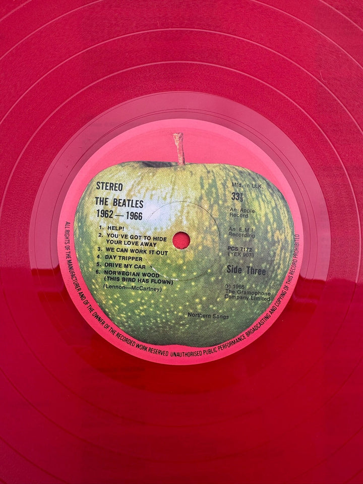 The Beatles Red Vinyl 1962-1966 Album - Very Good