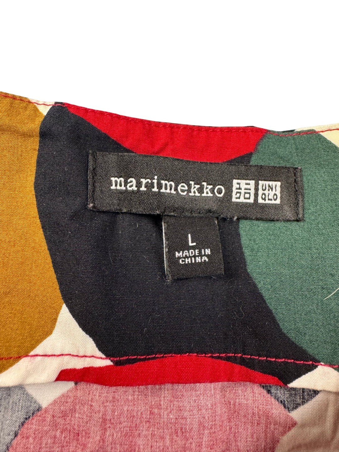 Marimekko Uniqlo Colourful A-line Dress - L