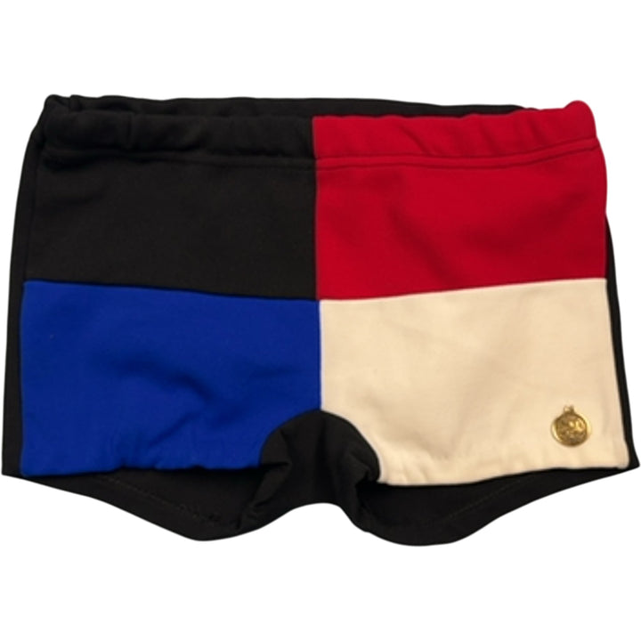 1970's Colour Block Micro Shorts - XS - Think Vintage