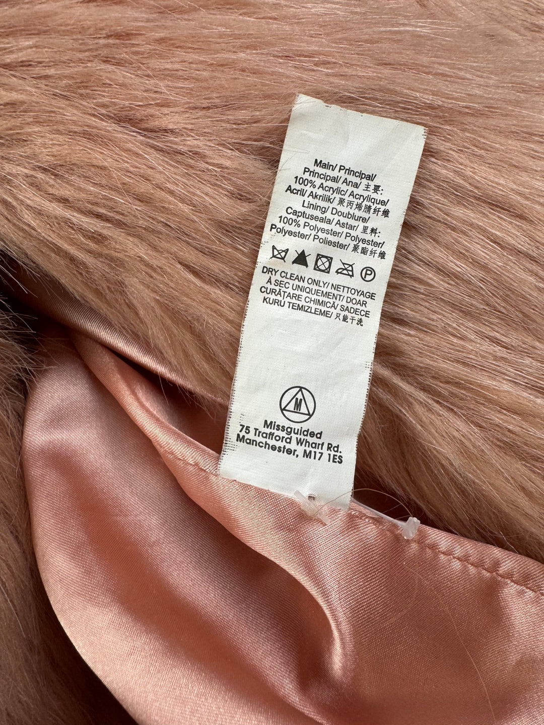 Barbie X Missguided Faux Fur Jacket - XS