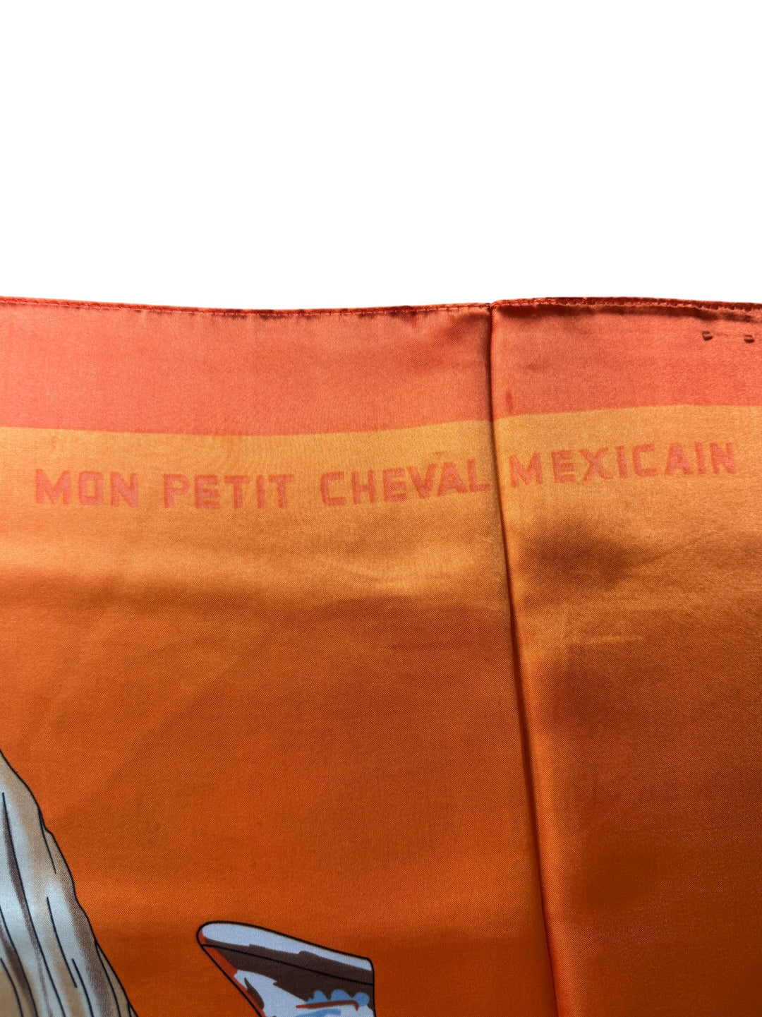 Hermès Mon Petit Cheval Mexicain Silk Scarf