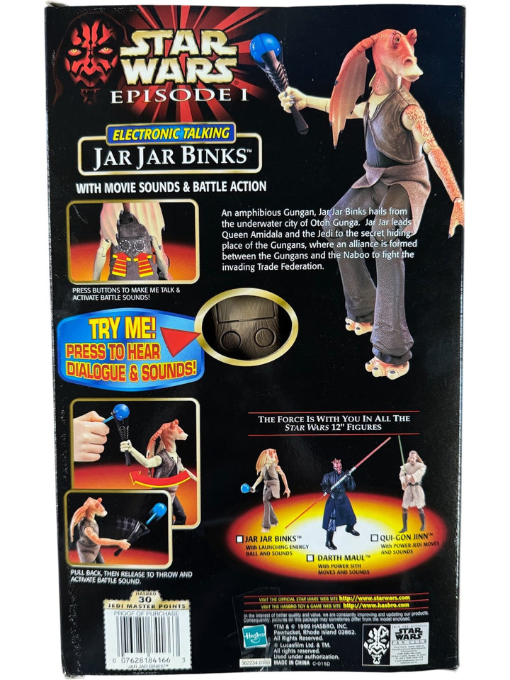 Star Wars Episode I Jar Jar Binks Talking Action Figure