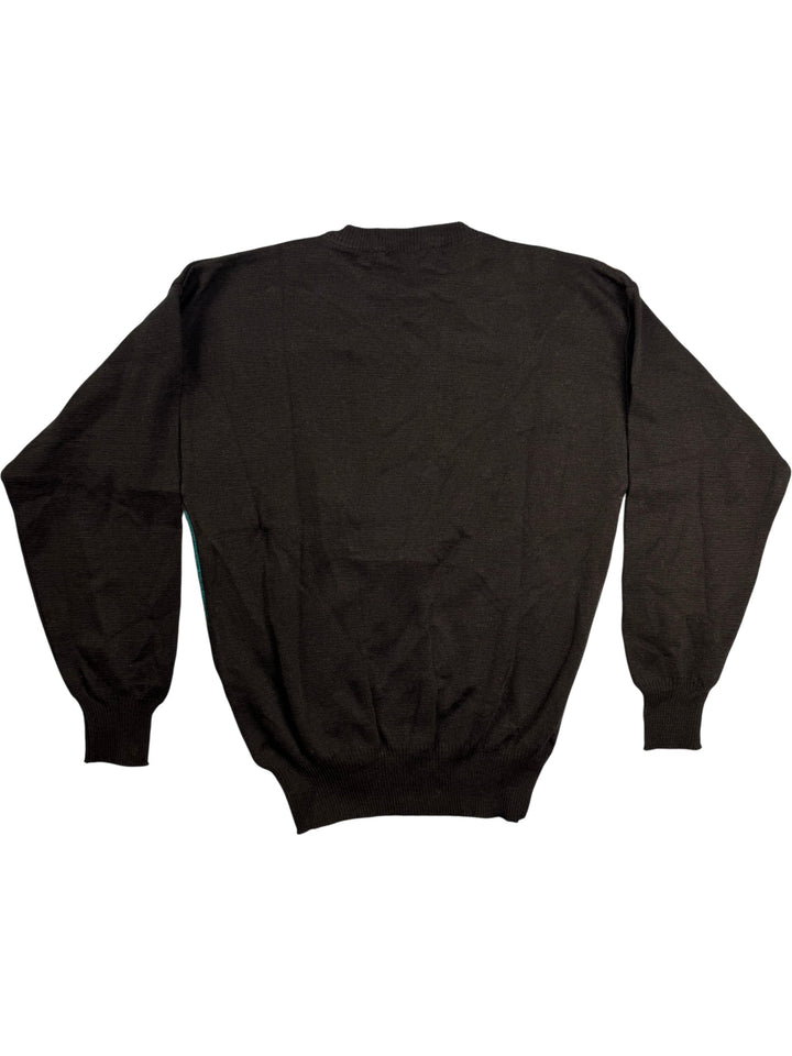 Bentley Casuals Black Colour Block Sweater - M