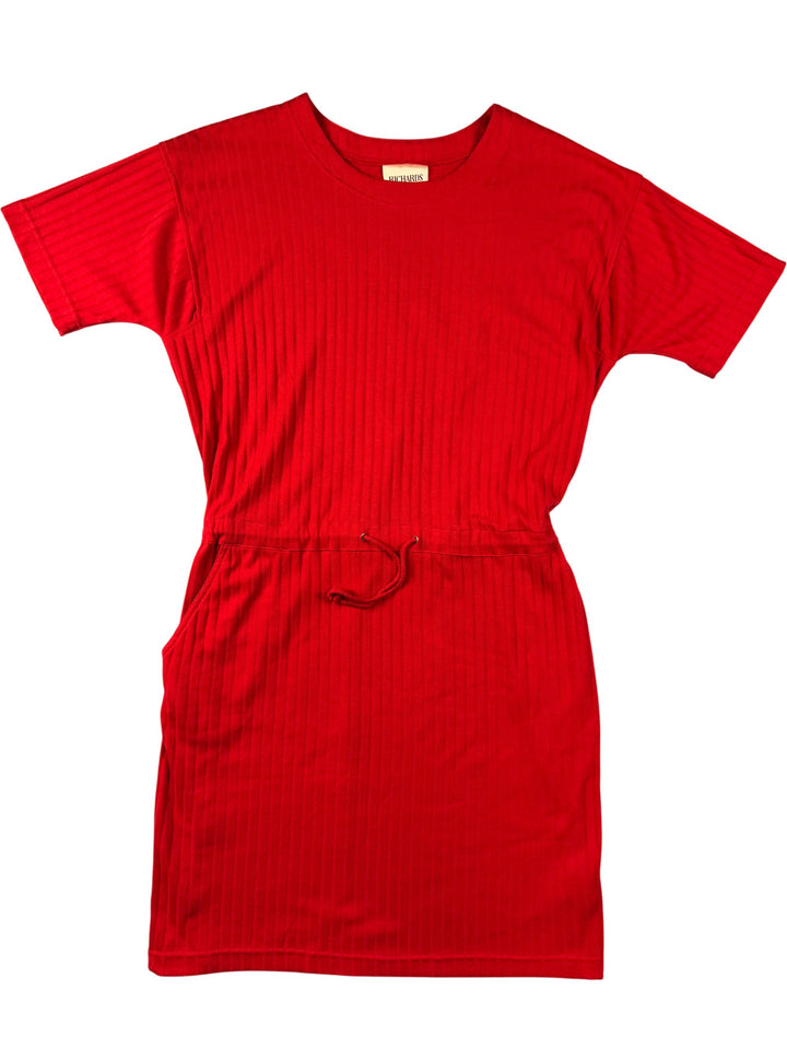 Richards Red Short Sleeve Dress - L