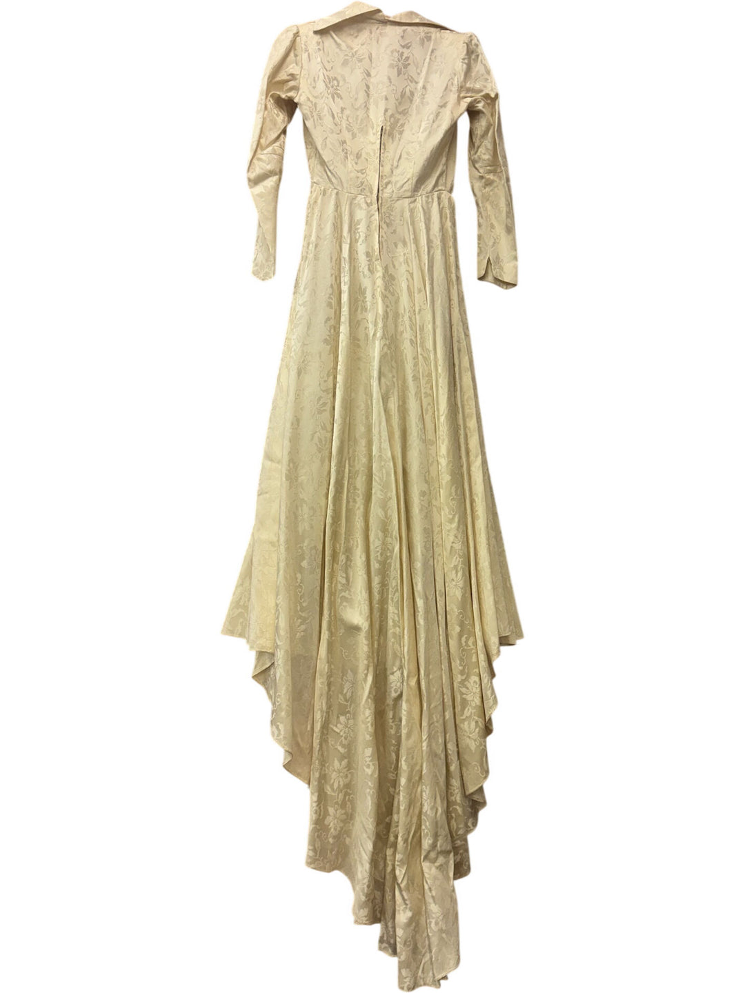 Vintage Ivory High-Low Wedding Dress