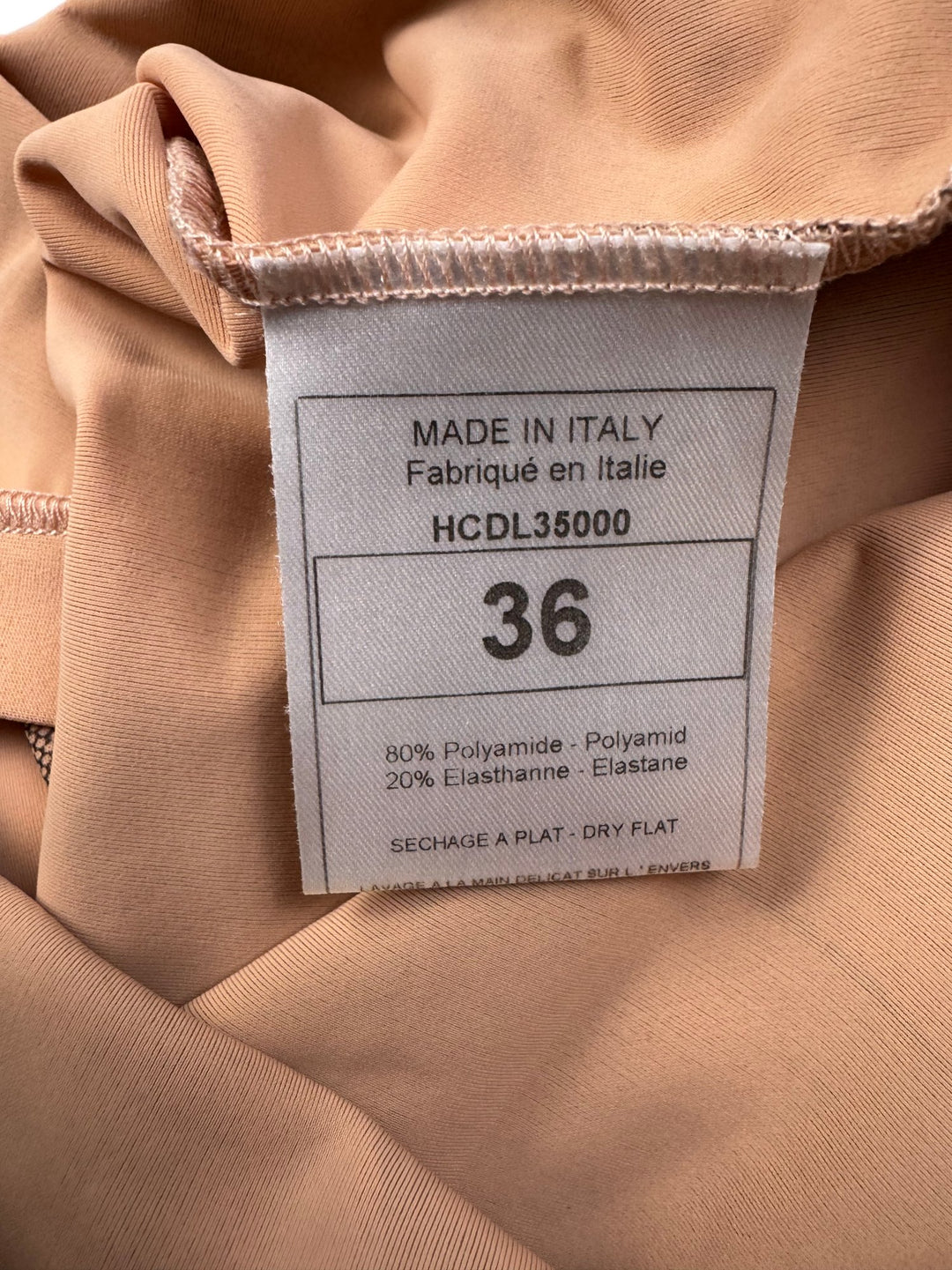 Christian Dior Beige Lace Patterned Top - XS/S