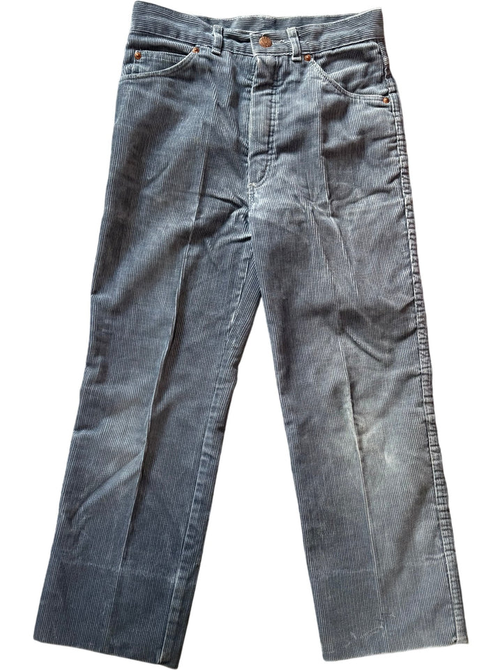 1970s Ramblers Grey Corduroy Trousers -  Age 8/9