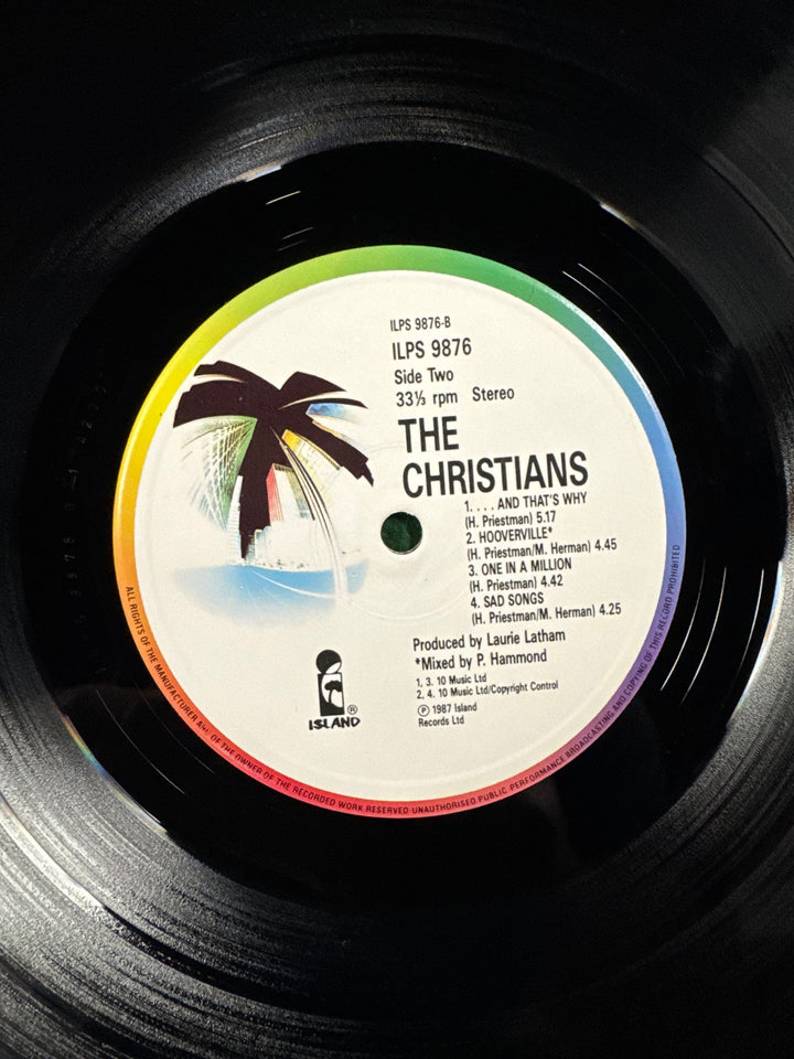 1987 The Christians Vinyl Record Album - Think Vintage
