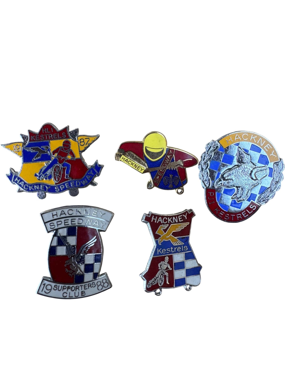 Hackney Speedway Kestrels Badges