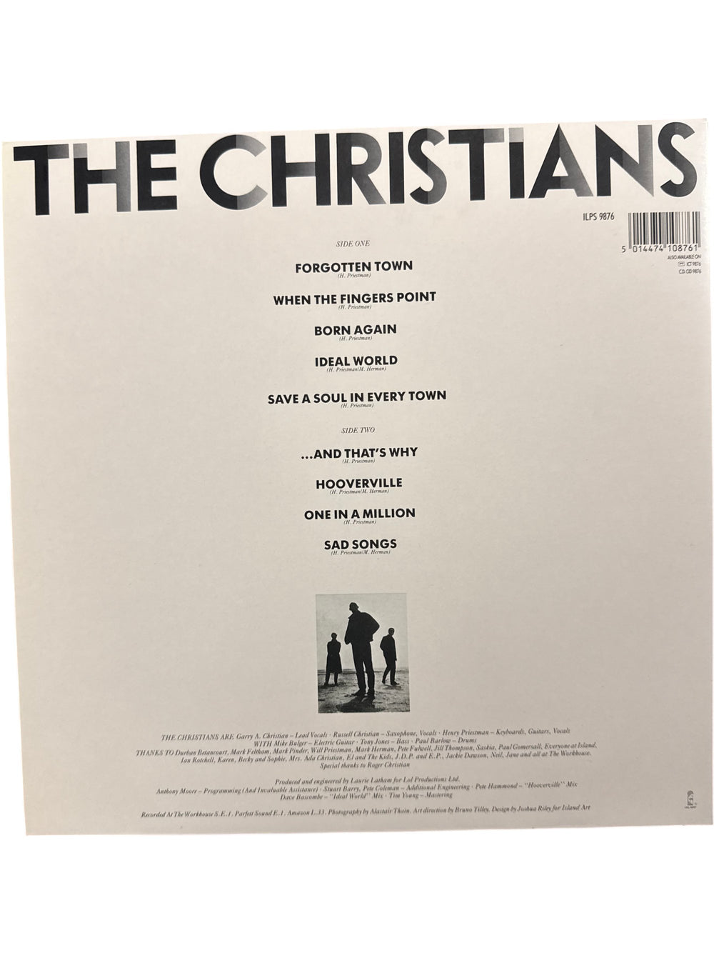 1987 The Christians Vinyl Record Album - Think Vintage