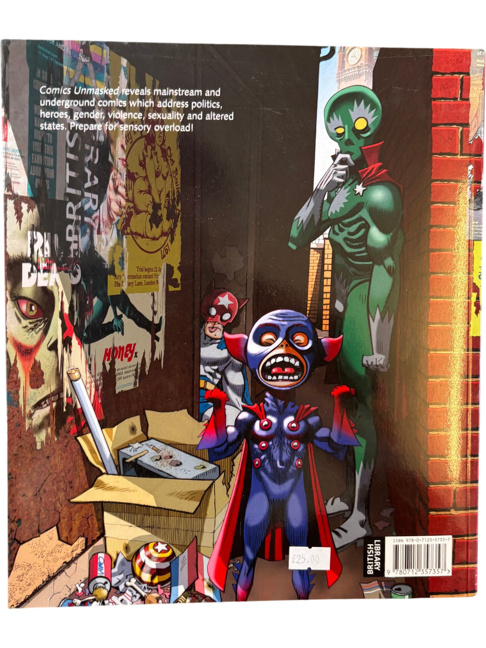 Comics Unmasked Art and Anarchy Paul Gravett John Harris Dunning Book - Think Vintage