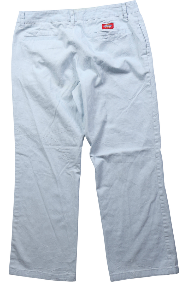 Dickies White Workwear Trousers - Think Vintage