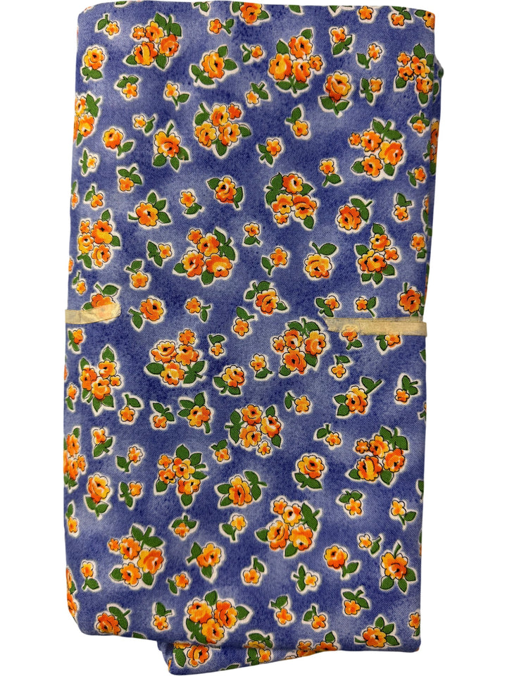 Floral Patterned Fabric - 3.5m - Think Vintage