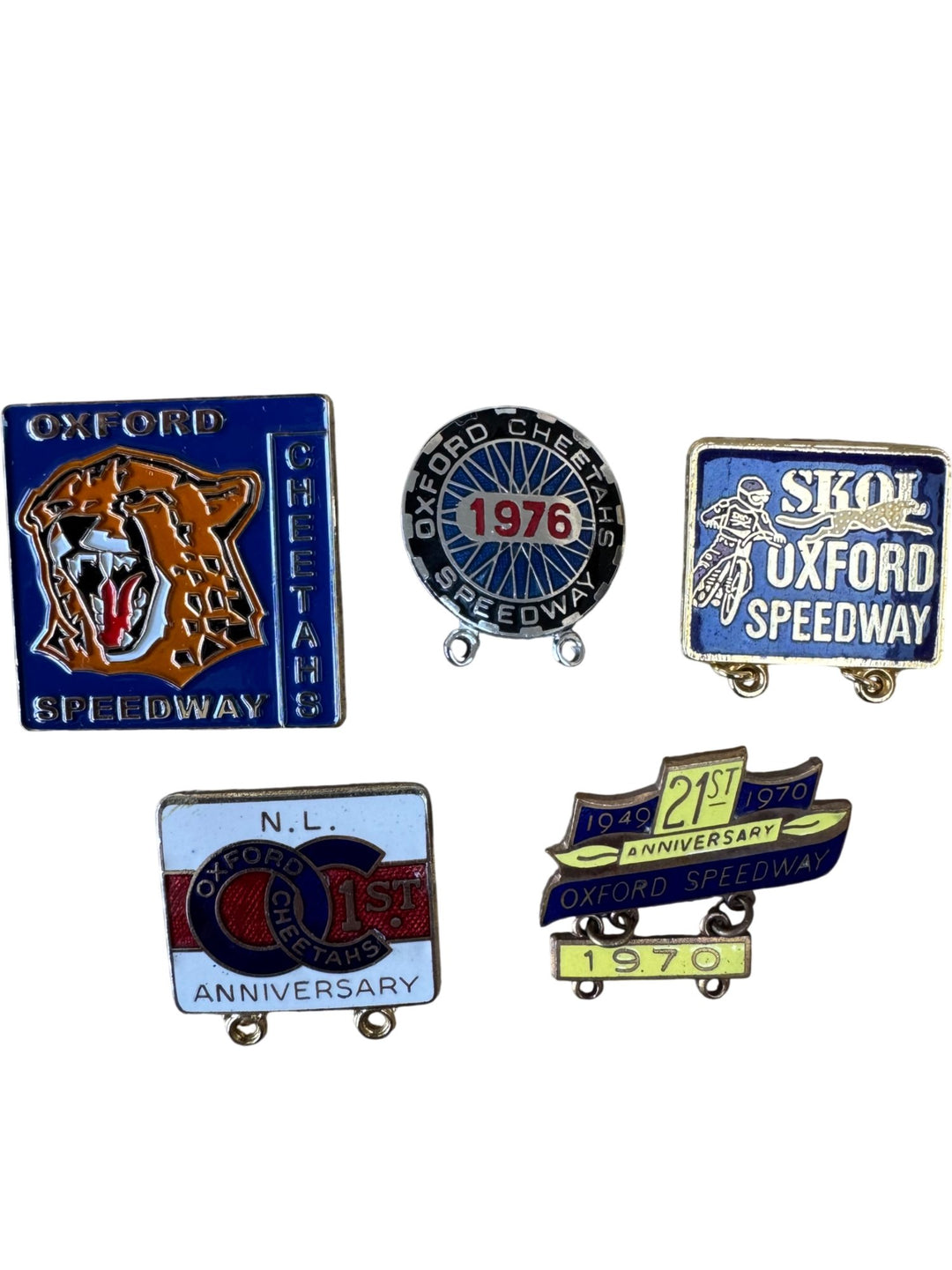 Oxford Cheetahs Speedway Badges Collection