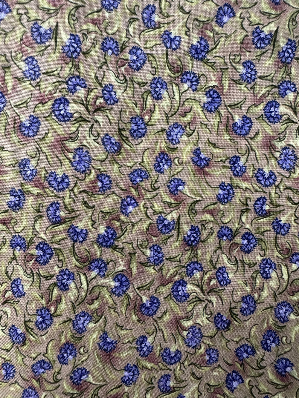 Floral Patterned Fabric - 3.8m - Think Vintage