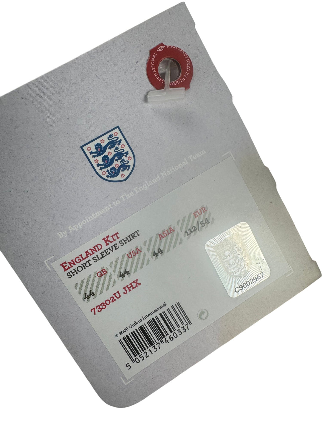 2012 England Signed Home Shirt - XL