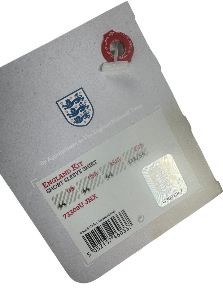 2012 England Signed Home Shirt - XL