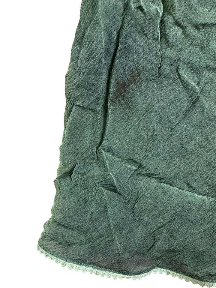 John Galliano Sheer Green Camisole - XS