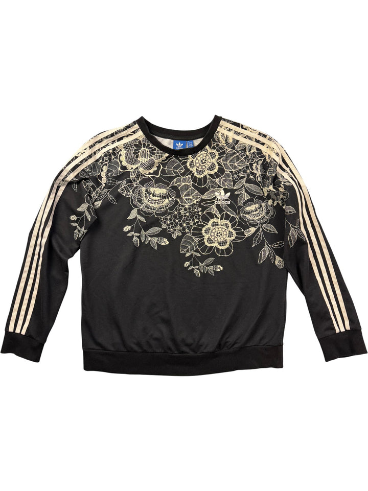 Adidas Floral Patterned Sweatshirt - M/L
