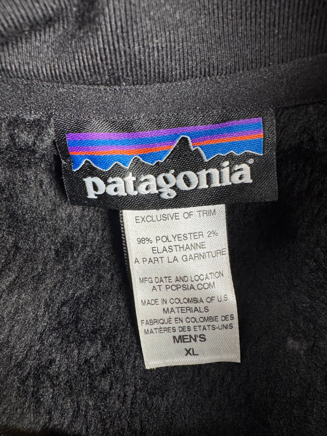 Patagonia Black Fleece Jacket - XL