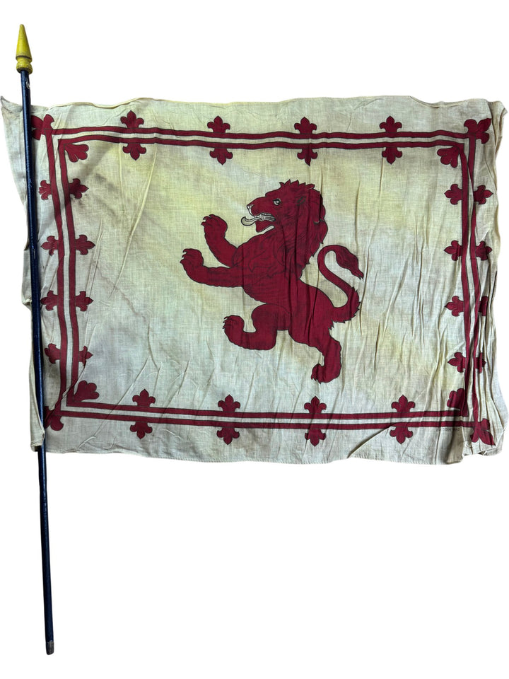 Lion Rampant Red Flag