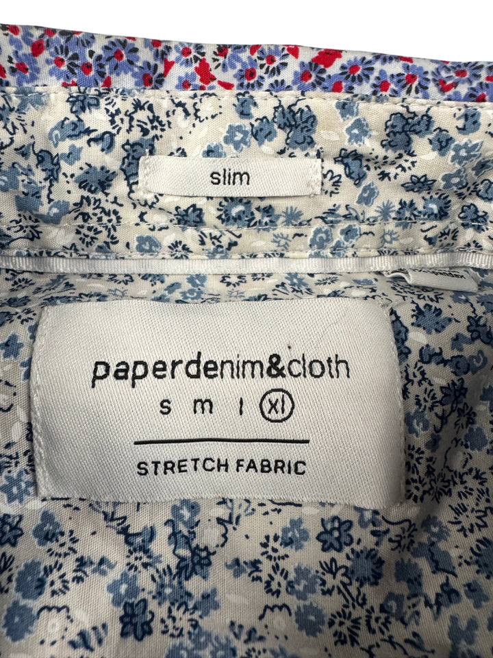 Paperdenim & Cloth Floral Short Sleeve Shirt - XL