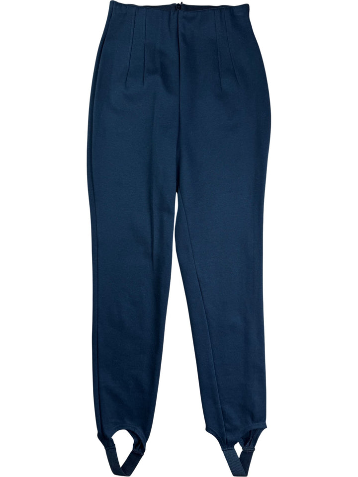 St Michael Black Stirrup Pants - W25-28