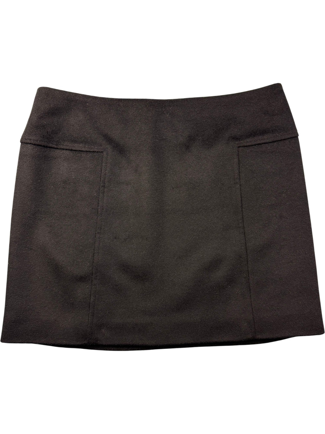 Fendi Black Wool Cashmere Blend Mini Skirt - W31