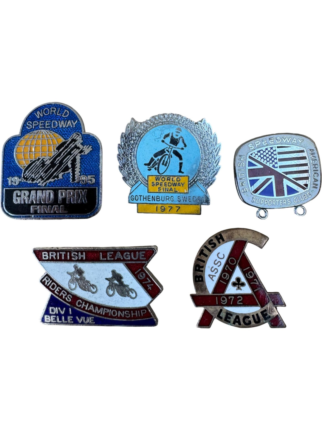 Vintage Speedway Badges Collection