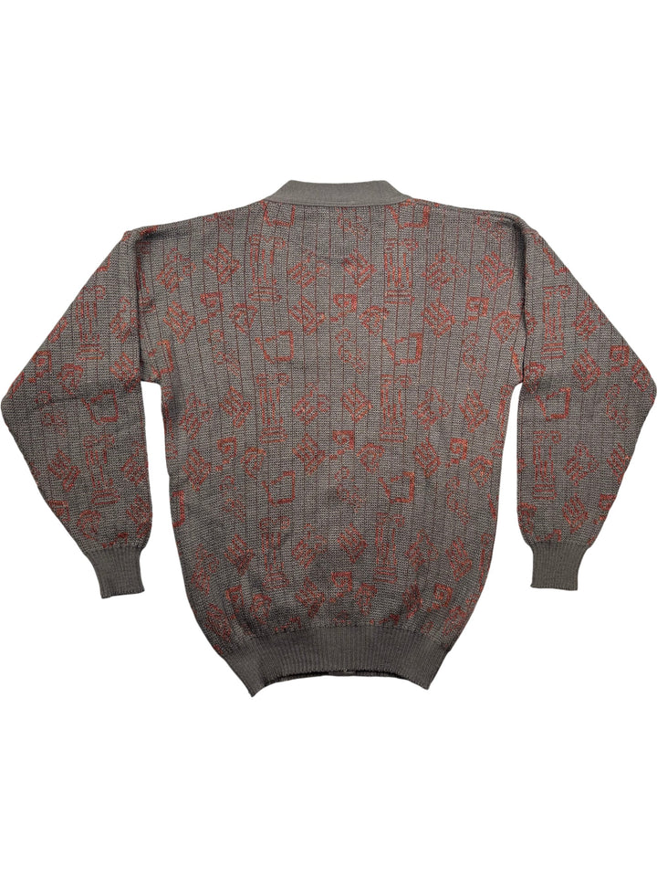 Bentley Grey Button-Up Cardigan - M