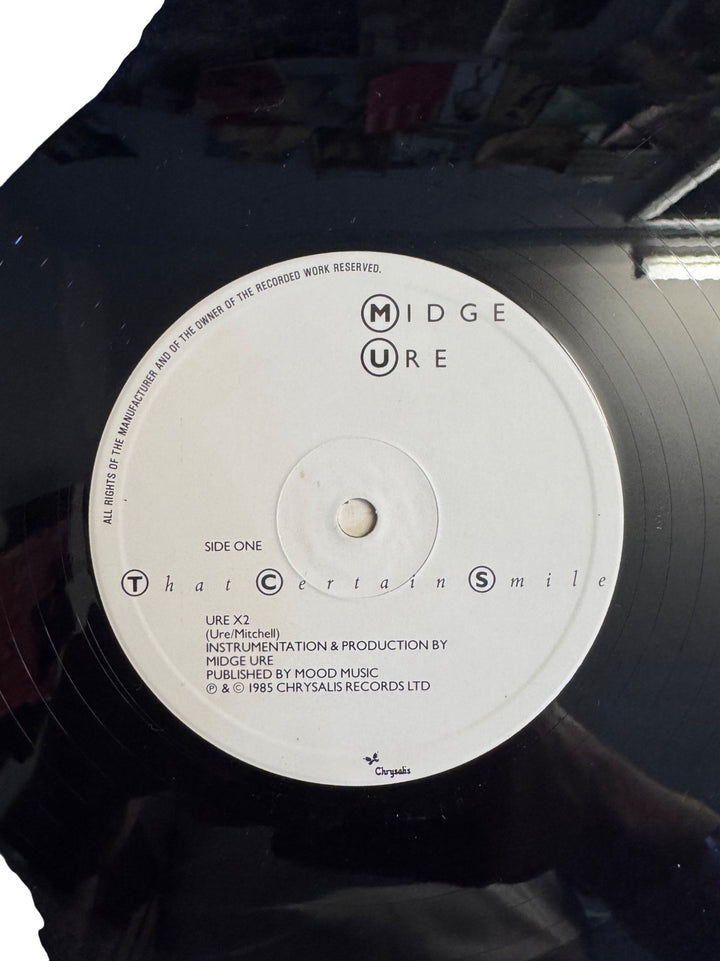Midge Ure That Certain Smile Viny - Very Goodl