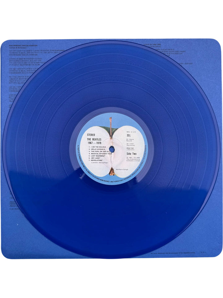 The Beatles 1967-1970 Blue Vinyl LP - Very Good