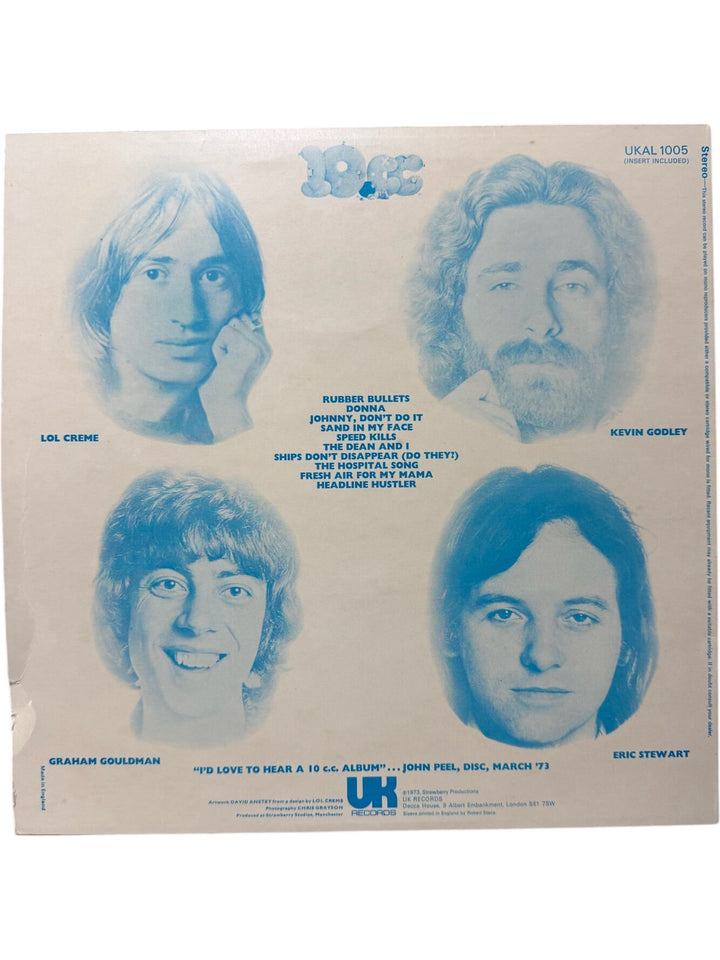 100cc Greatest Hits of 10cc Vinyl Record- Very Good