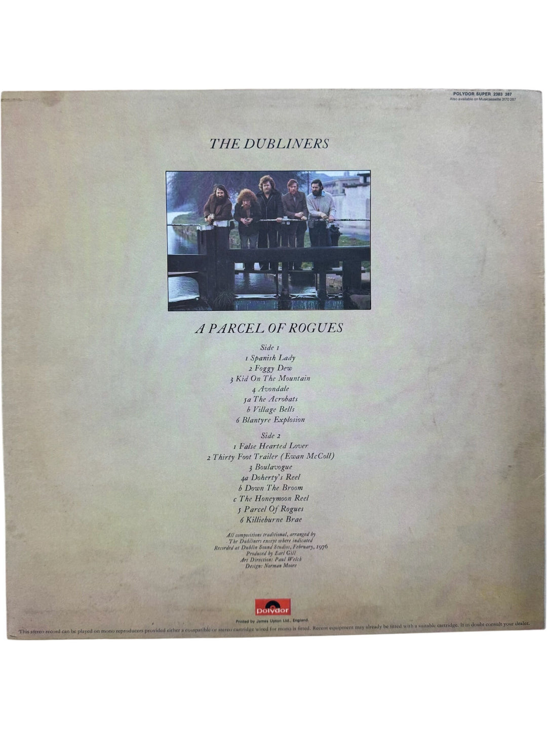 The Dubliners A Parcel of Rogues Vinyl Record - Good