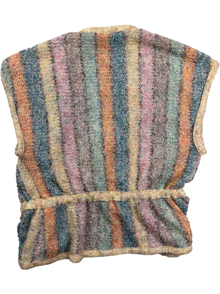 Multicolour Knit Vest - M - Think Vintage