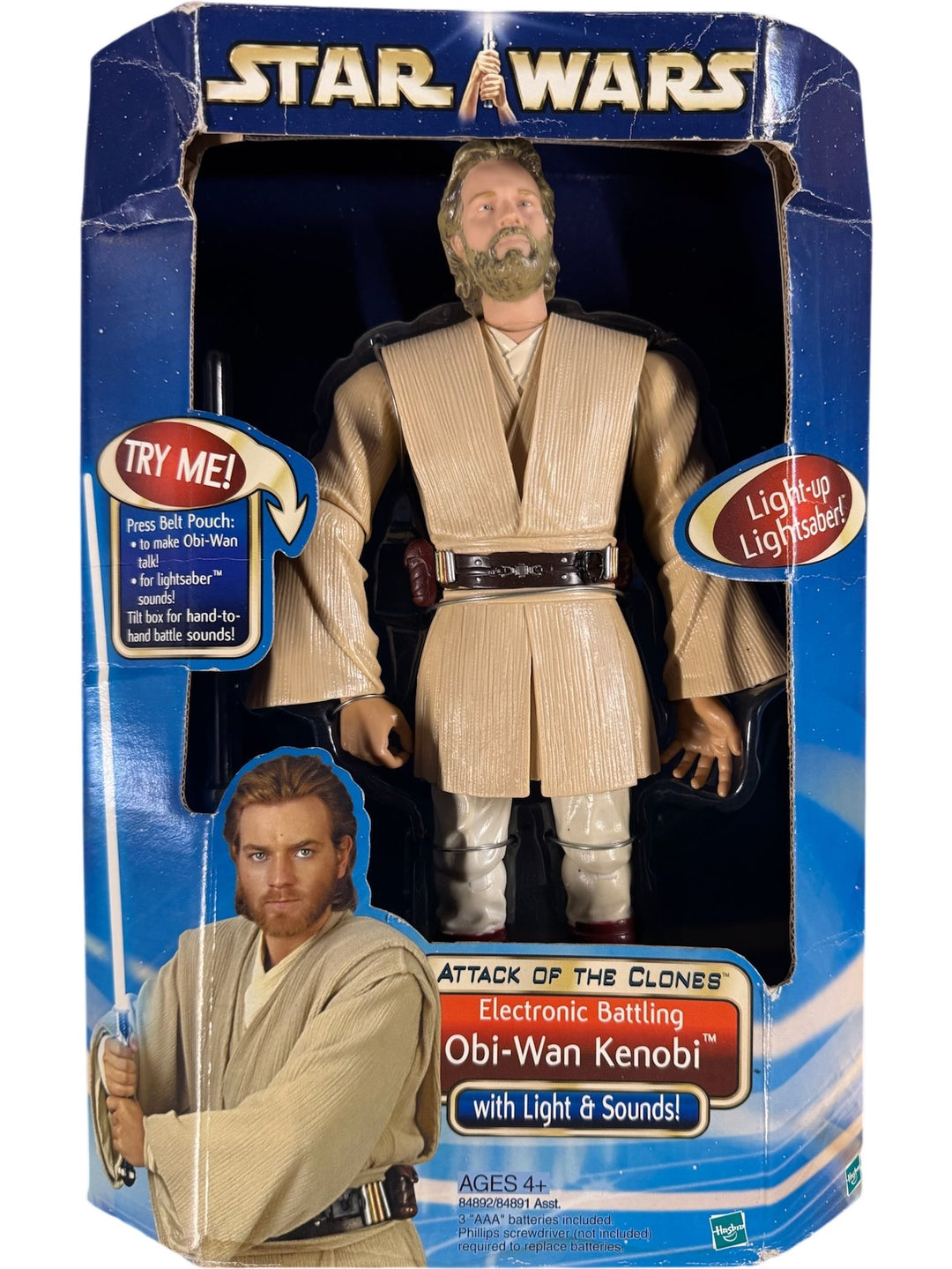 Star Wars Electronic Battling Obi-Wan Kenobi Action Figure