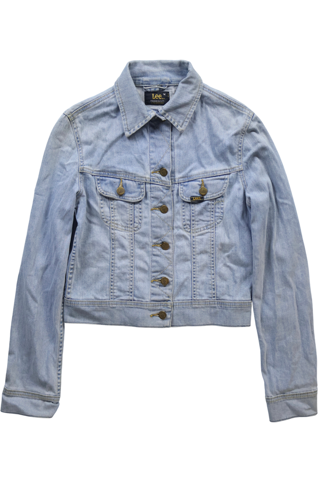 Lee Light Wash Denim Jacket - Think Vintage