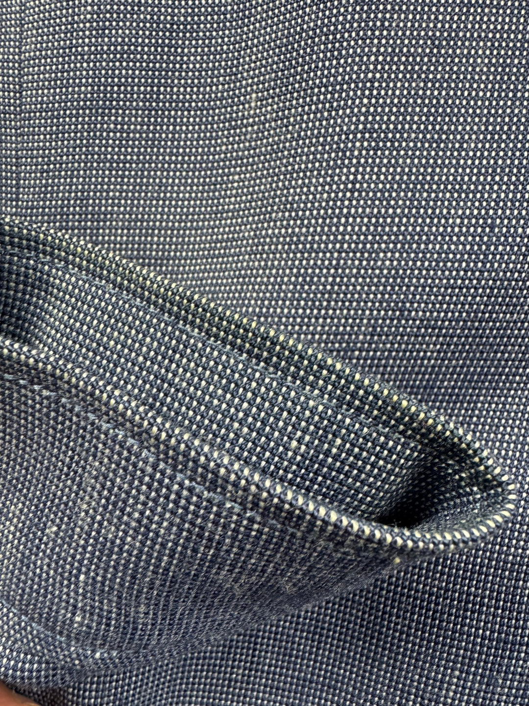 1970s Peters Brothers Blue Suit with Belt - Think Vintage